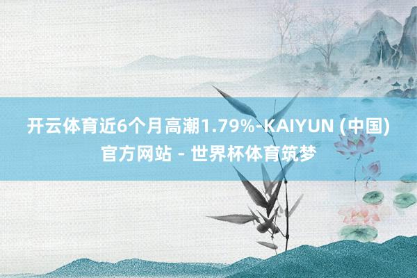 开云体育近6个月高潮1.79%-KAIYUN (中国)官方网站 - 世界杯体育筑梦