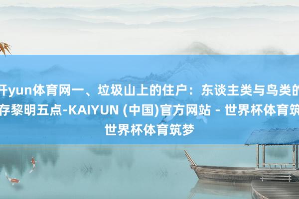 开yun体育网一、垃圾山上的住户：东谈主类与鸟类的共存黎明五点-KAIYUN (中国)官方网站 - 世界杯体育筑梦